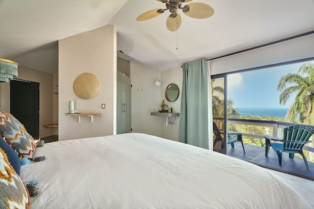 King Room Balcony with ocean view | Individually decorated, individually furnished, free WiFi, bed sheets