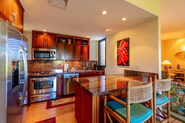 Appartement, 1 slaapkamer | Privékeuken | Een koelkast, een oven, een koffiezetapparaat/waterkoker