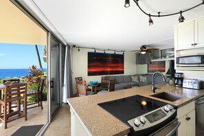 Condo, 2 Bedrooms | Private kitchen | Coffee/tea maker, fridge, oven, toaster - Kamaole Nalu, #105 2 Bedroom Condo by RedAwning (Kihei)