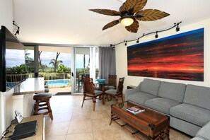 Condo, 2 Bedrooms | Living area - Kamaole Nalu, #105 2 Bedroom Condo by RedAwning (Kihei)
