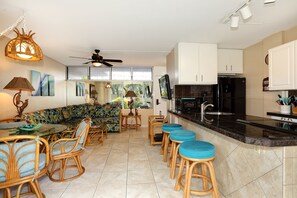 Condo, 2 Bedrooms | Private kitchen | Coffee/tea maker, fridge, oven, toaster - Kamaole Nalu, #102 2 Bedroom Condo by RedAwning (Kihei)