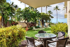 Condo, 2 Bedrooms | Outdoor dining - Kamaole Nalu, #102 2 Bedroom Condo by RedAwning (Kihei)