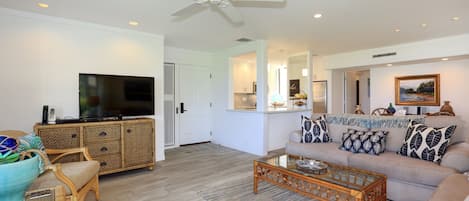 Condo, 1 chambre | Aire de séjour