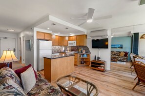 Living area - Kihei Surfside, #508 1 Bedroom Condo by RedAwning (Kihei)