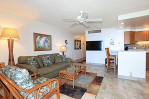 Condo, 1 Bedroom | Living area - Kihei Beach, #203 1 Bedroom Condo by RedAwning (Kihei)