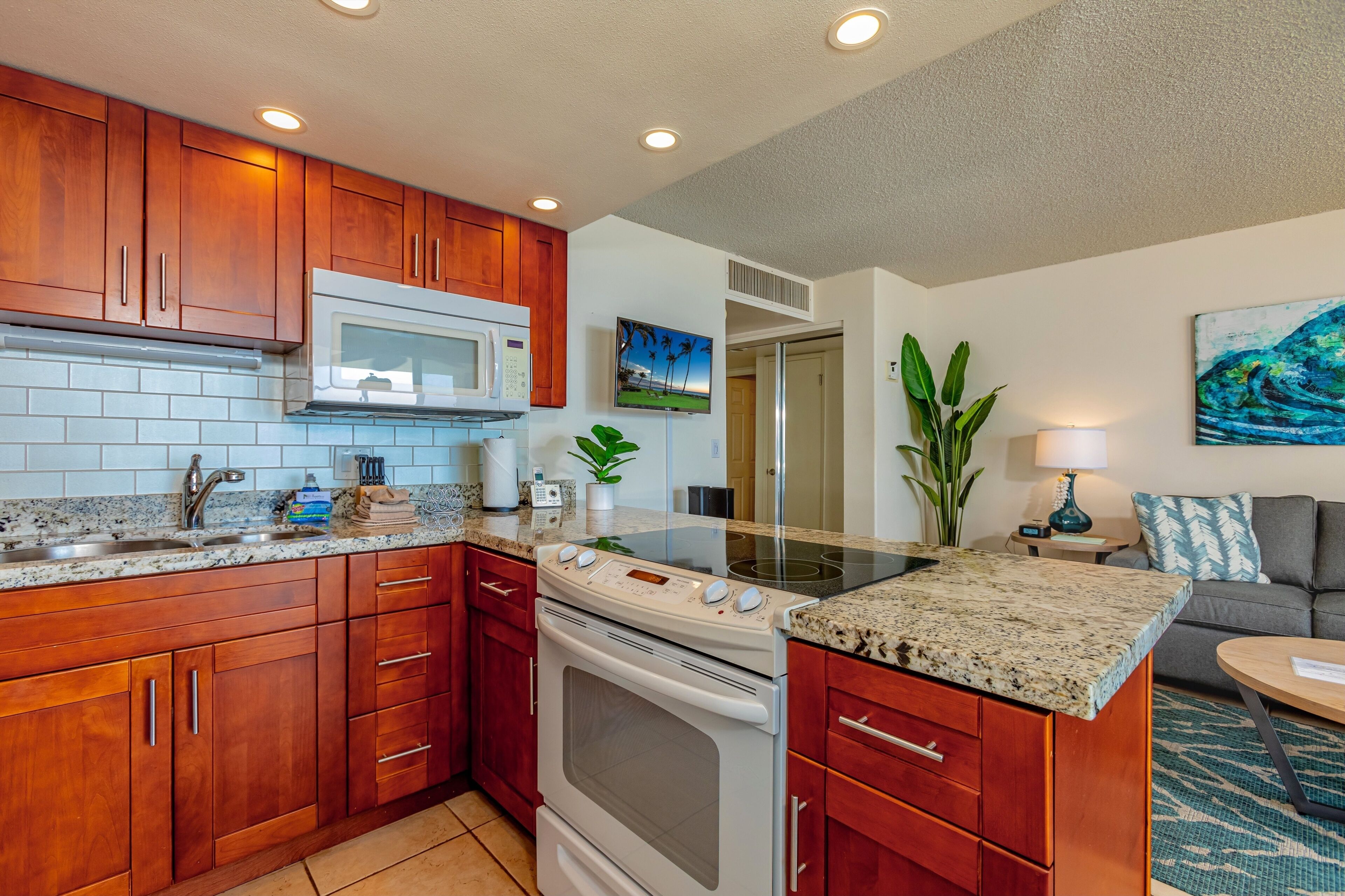 Condo, 1 chambre | Cuisine privée | Cafetière-théière, réfrigérateur, un four, grille-pain
