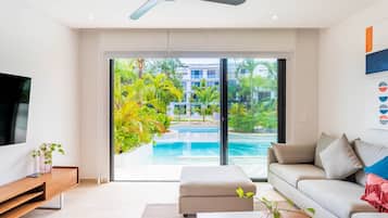 Habitación junior, 2 habitaciones, vista al lago | Vista al lago