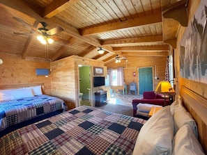 1 bedroom, iron/ironing board, travel crib, WiFi
