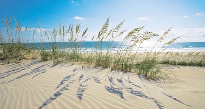 Soundside Dog Friendly Home w/ Hot Tub, Smart TVs, and Nearby Beach Access