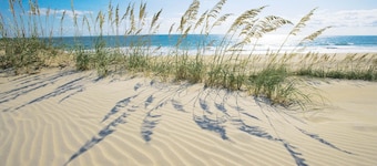 Soundside Dog Friendly Home w/ Hot Tub, Smart TVs, and Nearby Beach Access