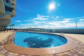 Indoor pool - Sun-Soaked Beach Front Condo! (Orange Beach)