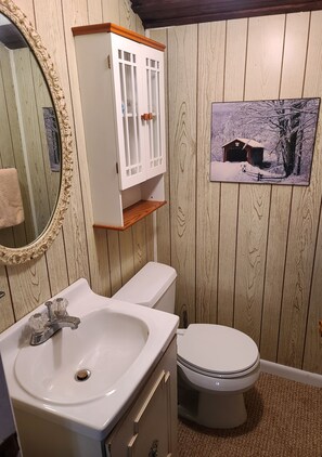 Hårtørrer, håndklæder, Sæbe, Toiletpapir