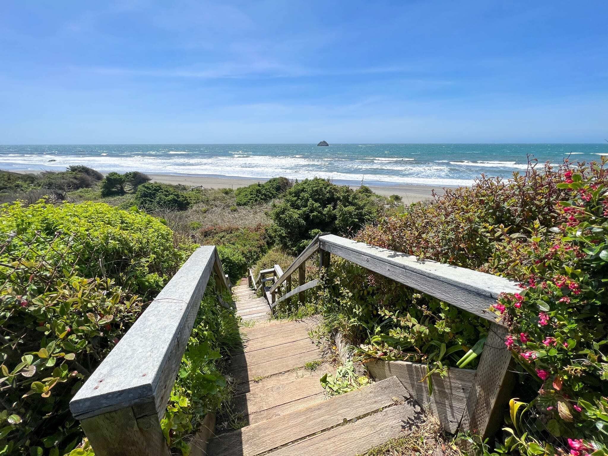 On the beach, beach towels