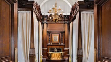 Premium bedding, down duvets, memory-foam beds, minibar