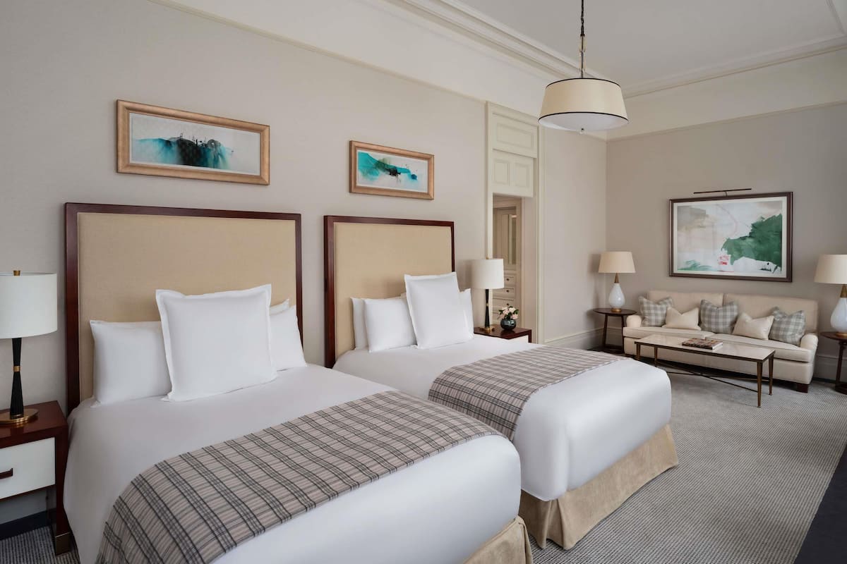 Premium bedding, down duvets, memory-foam beds, minibar