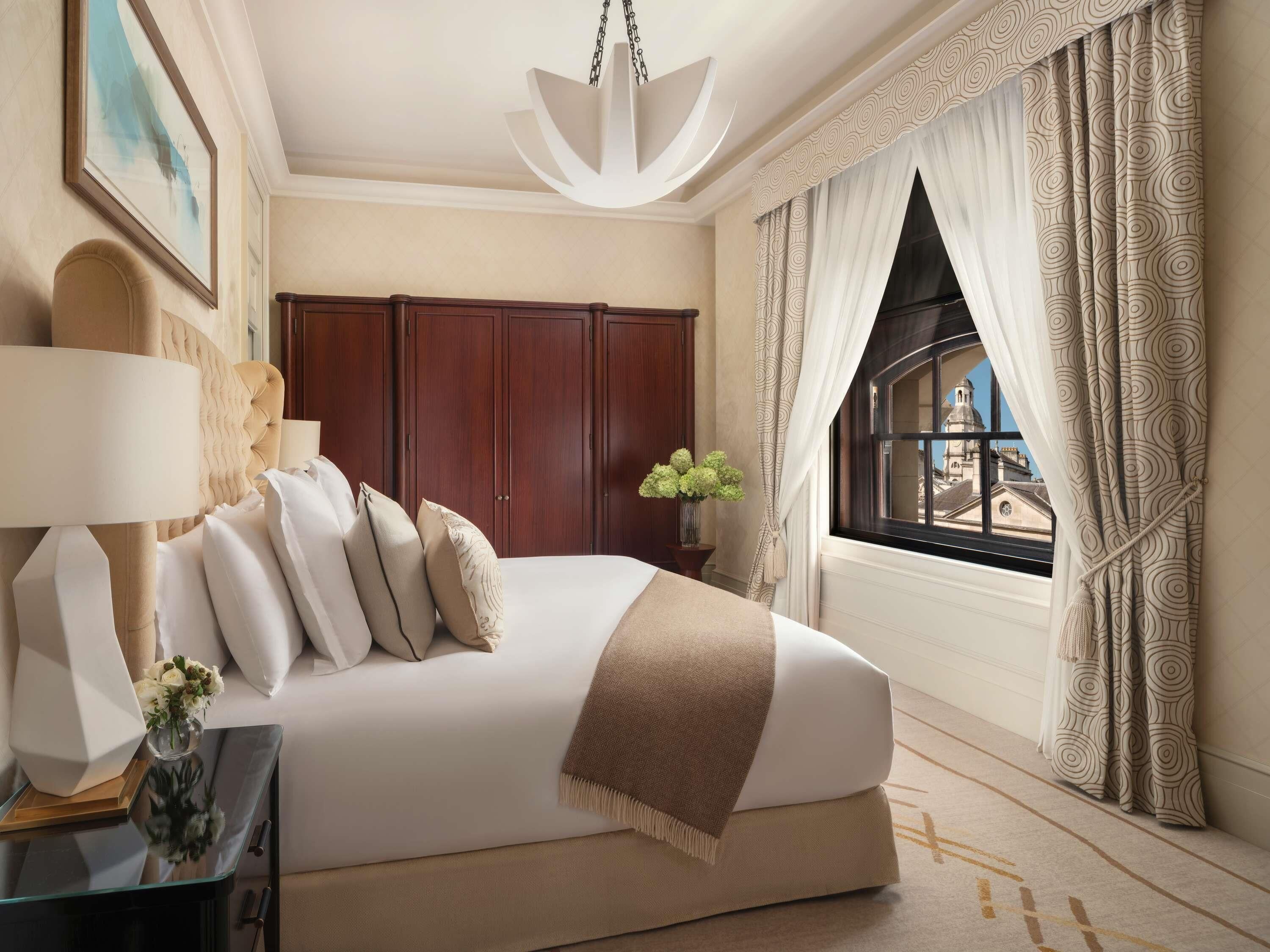 Premium bedding, down duvets, memory-foam beds, minibar
