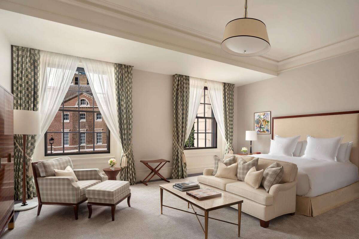 Premium bedding, down duvets, memory-foam beds, minibar