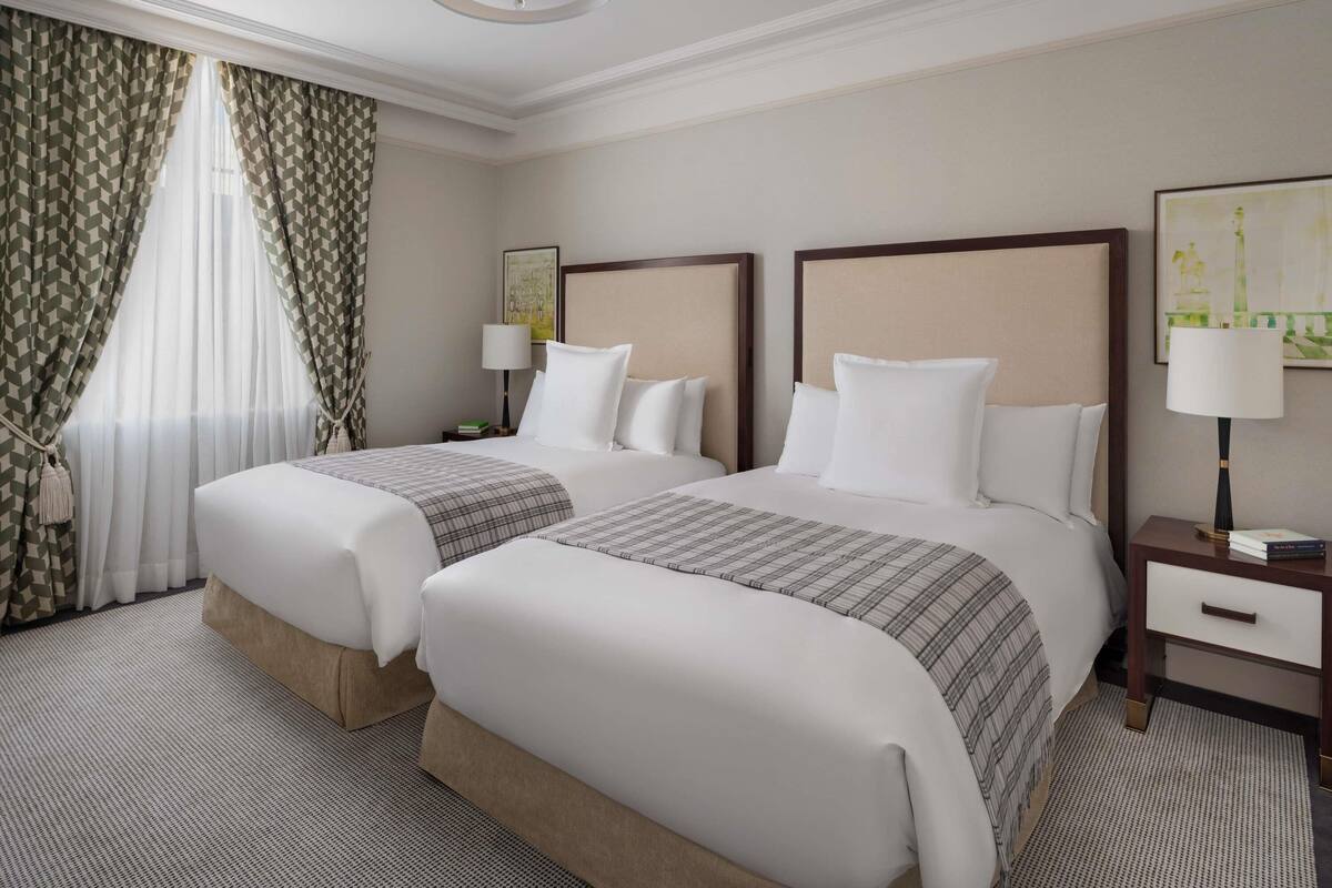 Premium bedding, down duvets, memory-foam beds, minibar