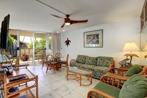 Appart'hôtel, 2 chambres | Coin séjour