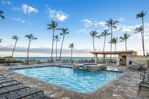 Pool - Sugar Beach Resort, #414^ 1 Bedroom Condo by RedAwning (Kihei)