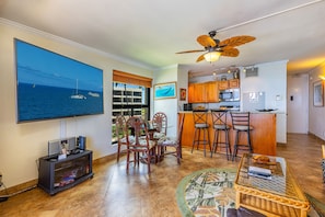 Living area - Sugar Beach Resort, #414^ 1 Bedroom Condo by RedAwning (Kihei)