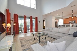 House, 5 Bedrooms | Living area - Casa Palmero 5 Bedroom Home by RedAwning (Kissimmee)