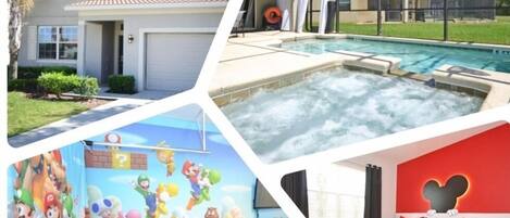 Talo, 5 makuuhuonetta | Uima-allas | Lämmitetty uima-allas