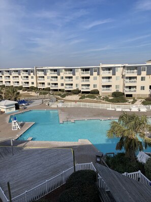 Indoor pool, outdoor pool