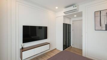 2 quartos, roupa de cama, acesso para cadeiras de rodas