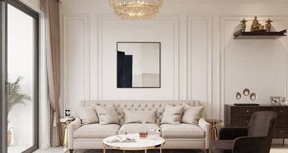 2Bd Luxury Apartment Free Gym & Pool.