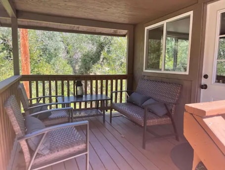 Property grounds. Charming two-bedroom cottage with amazing views!