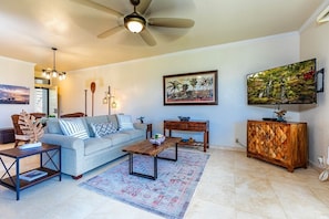 Condo, 1 Bedroom | Living area | Smart TV