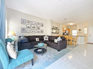 Townhome, 3 Bedrooms | Living area - Pompano Place 3 Bedroom Townhouse by RedAwning (Kissimmee)