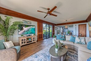 Townhome, 2 Bedrooms | Living area | Smart TV - Kauai Poipu Kapili 51 2 Bedroom Townhouse (Koloa)