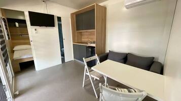 Apartment (Mobile Home with Terrace) | Living room | TV