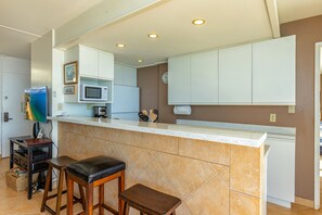 Condo, 2 Bedrooms | Private kitchen | Coffee/tea maker, fridge, oven, toaster