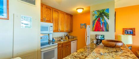 Appart'hôtel, 1 chambre | Cuisine privée | Cafetière/bouilloire, réfrigérateur, four, grille-pain