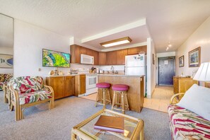 Leilighet, 1 soverom | Oppholdsområde