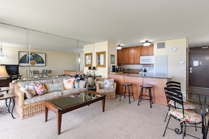Condo, 1 Bedroom | Living area - Sugar Beach Resort, #130 1 Bedroom Condo by RedAwning (Kihei)