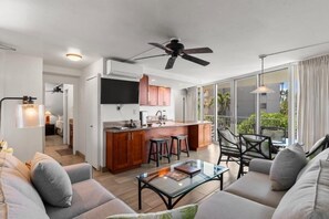 Living area - Kamaole Nalu, #303 2 Bedroom Condo by RedAwning (Kihei)