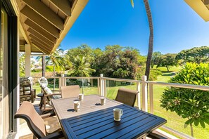 Condo, 3 chambres | Terrain de l’hébergement 