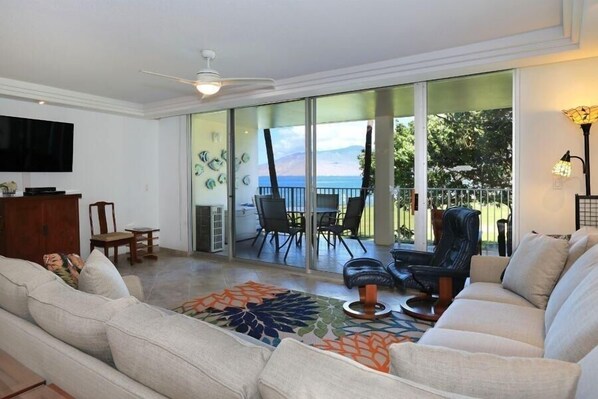 Condo, 3 Bedrooms | Living area - Royal Mauian, #202 3 Bedroom Condo by RedAwning (Kihei)