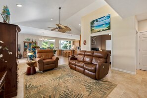 House, 3 Bedrooms | Living area - Big Island Awamoa Hale 3 Bedroom Home (Waikoloa)