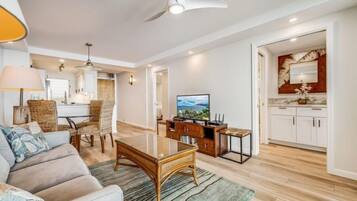 Appart'hôtel, 2 chambres | Coin séjour