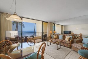 Living area - Sugar Beach Resort, #430^ 1 Bedroom Condo by RedAwning (Kihei)