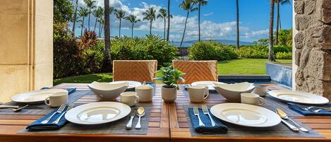 Villa, 3 Schlafzimmer | Speisen im Freien