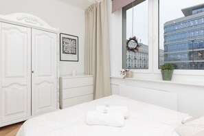 1 habitación y ropa de cama 