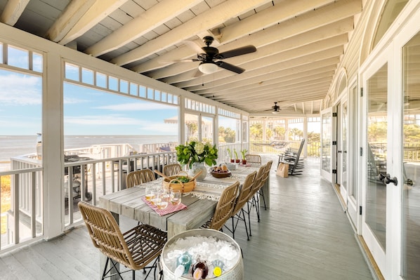 Outdoor dining