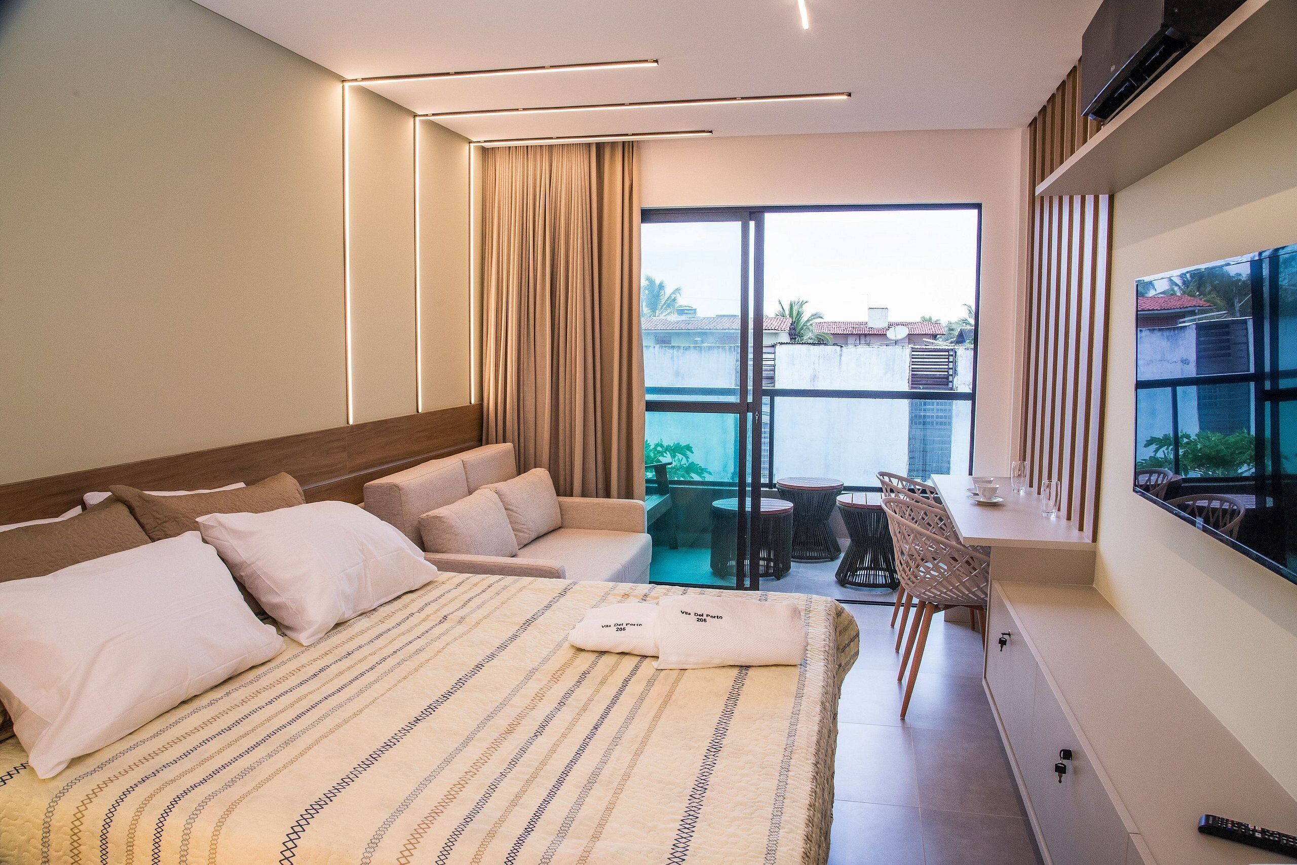 Studio | Premium bedding, memory foam beds, individually decorated