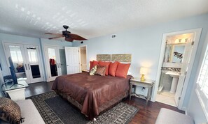 2 多间卧室、熨斗/熨衣板、WiFi、床单